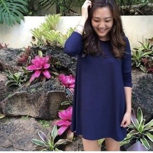 Fighting Eel Navy Blue Kenzie Dress